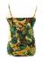 Blue, Green & Brown Strappy Sun Top - Ethnic Bold Flower Print - Fair Trade Cotton