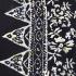 Sarong Beach Coverup Batik from Bali Large Size Black & Blue