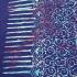 Sarong Beach Coverup Batik from Bali Large Size Light & Dark Blues