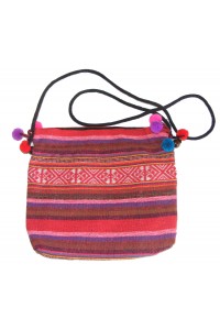 Bright Multicoloured Handlloom Thai Hilltribe Shoulder Bag - Fair Trade