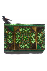 Hmong Thai Hill Tribe Spiral Tribal Purse - Fair Trade