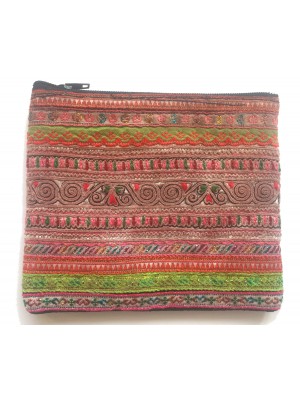 Hmong Lao Hill Tribe Beautiful Glittery Tribal Purse - Fair Trade