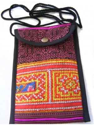Akha Thai Hill Tribe Embroidered Tribal Bag - Fair Trade