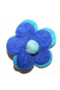 Hand made Felt Daisy Flower Hair Accessory - Fair Trade