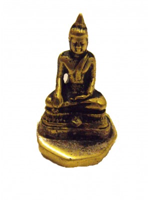 Cast Brass Buddha Statue / Stamp / Chop Figurine from Kathmandu