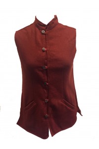 Vintage Woollen Nehru Waistcoat / Bodywarmer - Handmade in Rajasthan - Fair Trade Vintage Woollen Nehru Waistcoat / Bodywarmer - Handmade in Rajasthan - Fair Trade