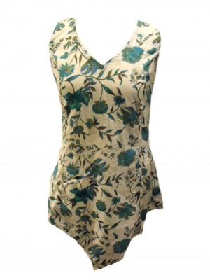 Cotton Flower Print Sleeveless Hankerchief Top - Beautiful Emma Print - Fair Trade