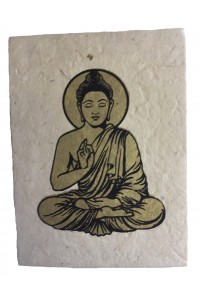 Fair Trade Handmade Nepali Lokta Paper Lord Buddha Notepad