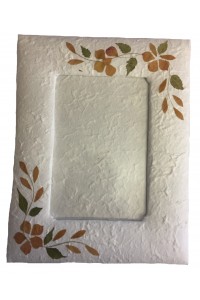 Beautiful Handmade  Sa Paper ( Mulberry Paper ) Traditional Photo Frame - Fair Trade