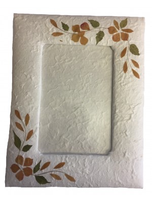 Beautiful Handmade  Sa Paper ( Mulberry Paper ) Traditional Photo Frame - Fair Trade