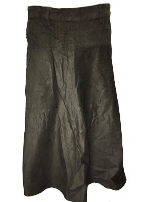 Fair Trade Fashionable Corduroy Annie Maxi Skirt - Khaki 