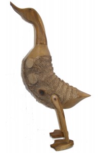 Big Grandaddy Duck - Hand Carved Bamboo Root Giant Duck