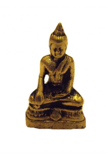Fair Trade Hand Cast Brass Buddha Figurine from Kathmandu, Nepal