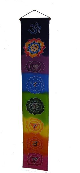 Rainbow Batik Seven Chakra Hanging - Hand made in Bali - Fair Trade 