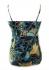 Blue & White  Strappy Sun Top - Ethnic Bold Flower Print - Fair Trade 100% Cotton