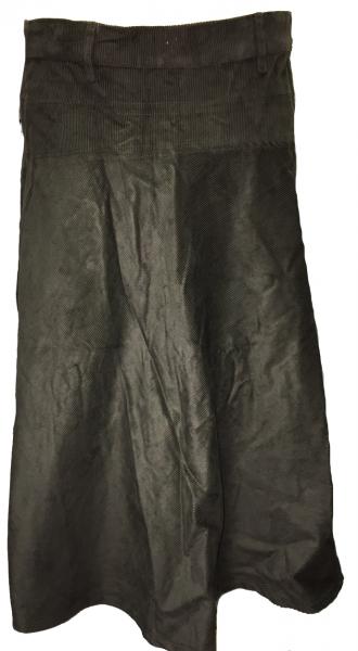 Fair Trade Fashionable Corduroy Annie Maxi Skirt - Khaki 