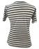 Fair Trade 100% Cotton Classic Stripey Green / White Ladies Fitted T Shirt