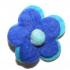 Hand made Felt Daisy Flower Hair Accessory - Fair Trade