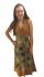 Feminine Mustard Paisley Print Yvetta Summer Dress - Fair Trade 100% Cotton 