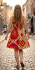 Bright Yellow / Green Colourful Dotty Short Summer Dress - Fair Trade 100% Cotton