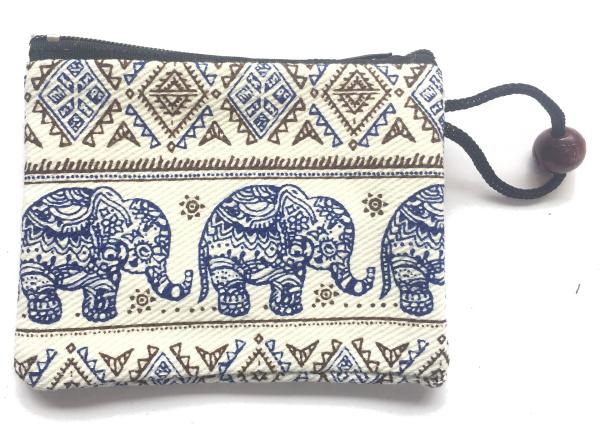 Cute Elephant Design Childrens Coin Purse - Fair Trade - Available in 3 colours
