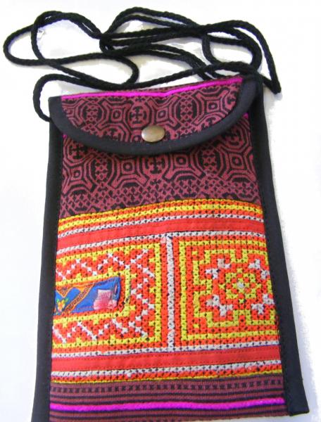 Akha Thai Hill Tribe Embroidered Tribal Bag - Fair Trade