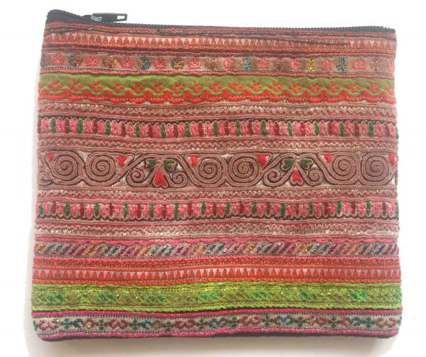 Hmong Lao Hill Tribe Beautiful Glittery Tribal Purse - Fair Trade