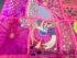 Rajasthani Embroidered Wall Hanging - Beautiful Pink Traditional Rajasthani Design - Unique Work of Art