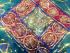 Rajasthani Embroidered Wall Hanging - Beautiful Purple, Green, Maroon & Gold Traditional Geometric Design - Unique Work of Art