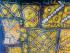 Rajasthani Embroidered Wall Hanging - Beautiful Gold & Silver Traditional Geometric Design - Unique Work of Art