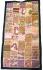 Rajasthani Embroidered Wall Hanging - Beautiful Pink / Brown Traditional Rajasthani Design - Unique Work of Art