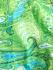 Green & Blue  V Neck Strappy Sun Top - Ethnic Paisley Print - Fair Trade 100% Cotton