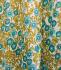 Soft Cotton Loose fit Shift Dress / Over Dress - Pretty Turquoise / Green Flower Print  - Fair Trade 