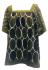 Green Square Neck Loose Fit Indian Cotton Rita Blouse - Fair Trade 