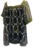Green Square Neck Loose Fit Indian Cotton Rita Blouse - Fair Trade 