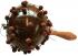 Large Shekere / Cabasa / Natural Coconut Maracas with Ruraksha Seeds - Beautiful Sound, Fair Trade